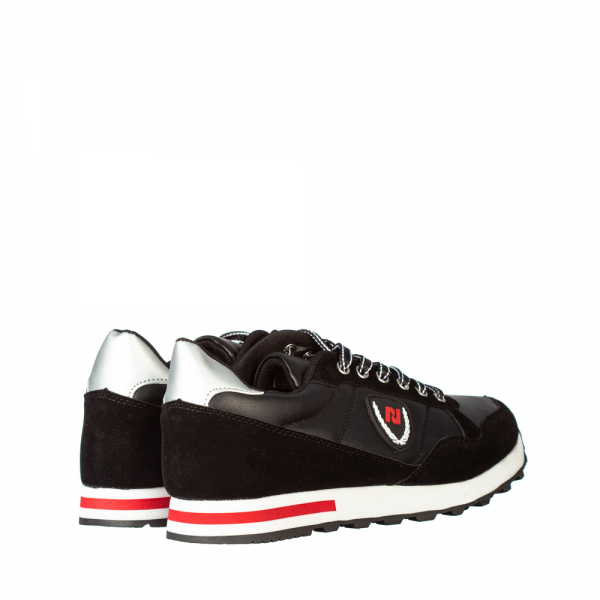 Ανδρικά αθλητικά παπούτσια Vivino μαύρα, 4 - Kalapod.gr